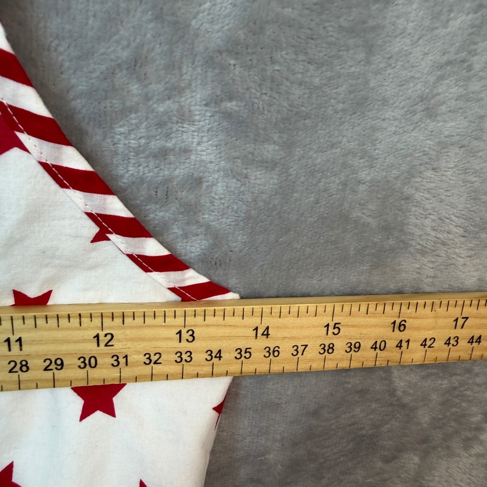 The Childrens Place Dress Girls 14 Red White Blue Stars Stripes Patriotic Summer - Picture 9 of 10